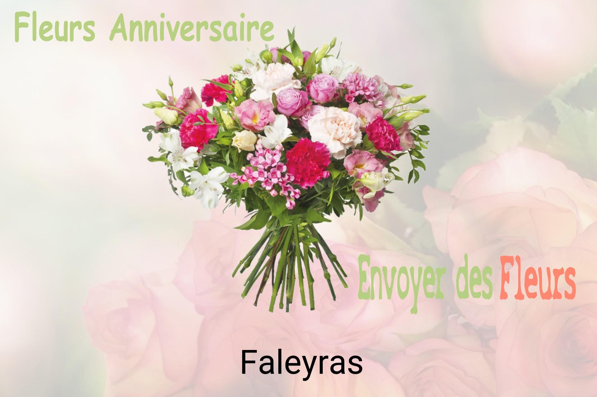 Bouquet de fleurs d’anniversaire livré à Faleyras